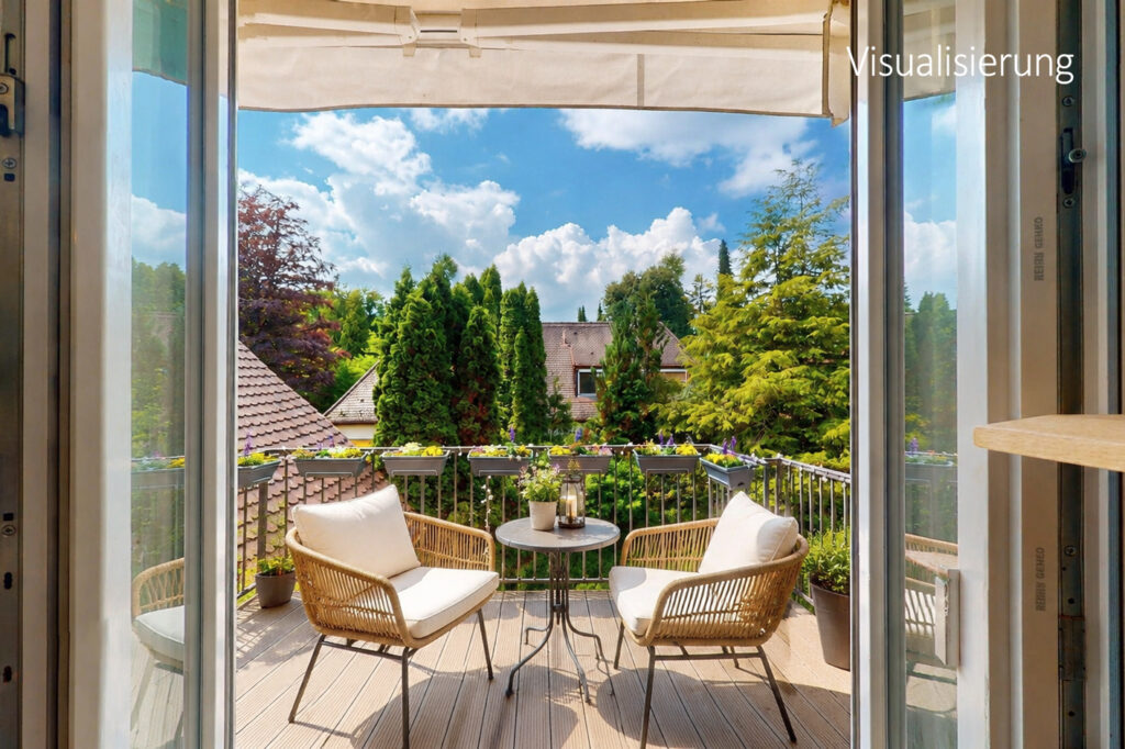Große Süd-West-Terrasse