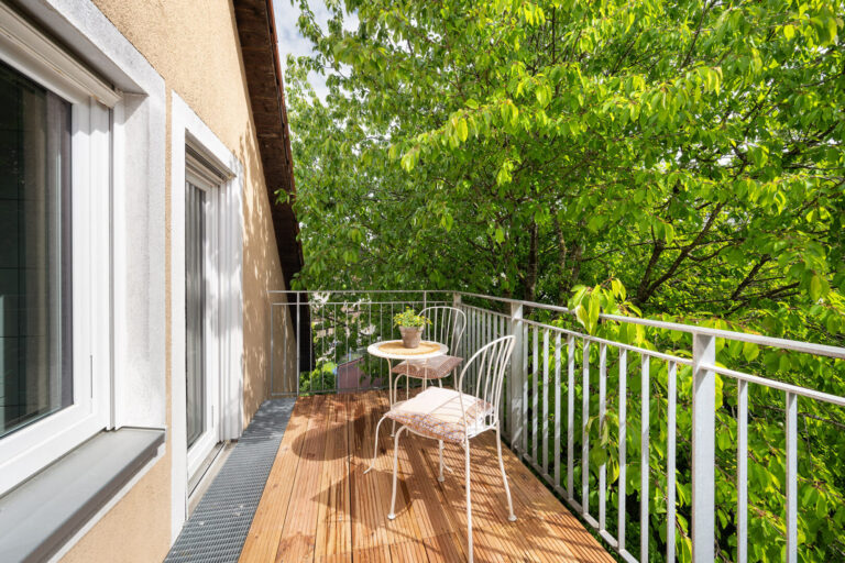 Auszeit auf dem Balkon